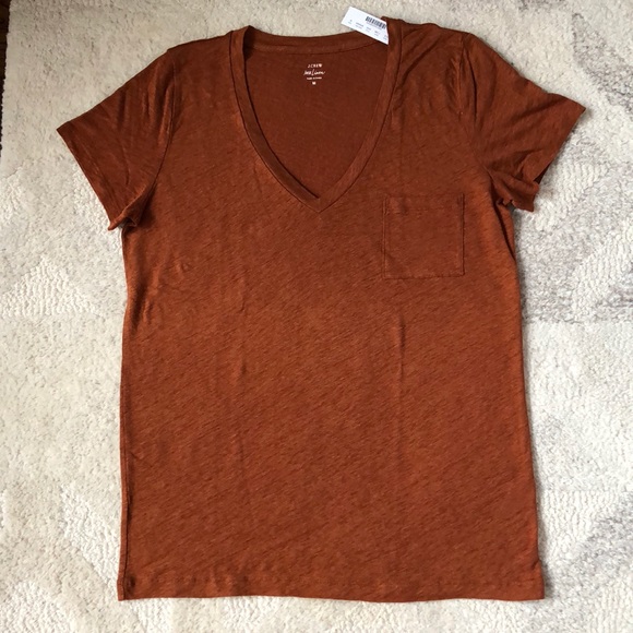 J. Crew Tops - J Crew 100% Linen Tee